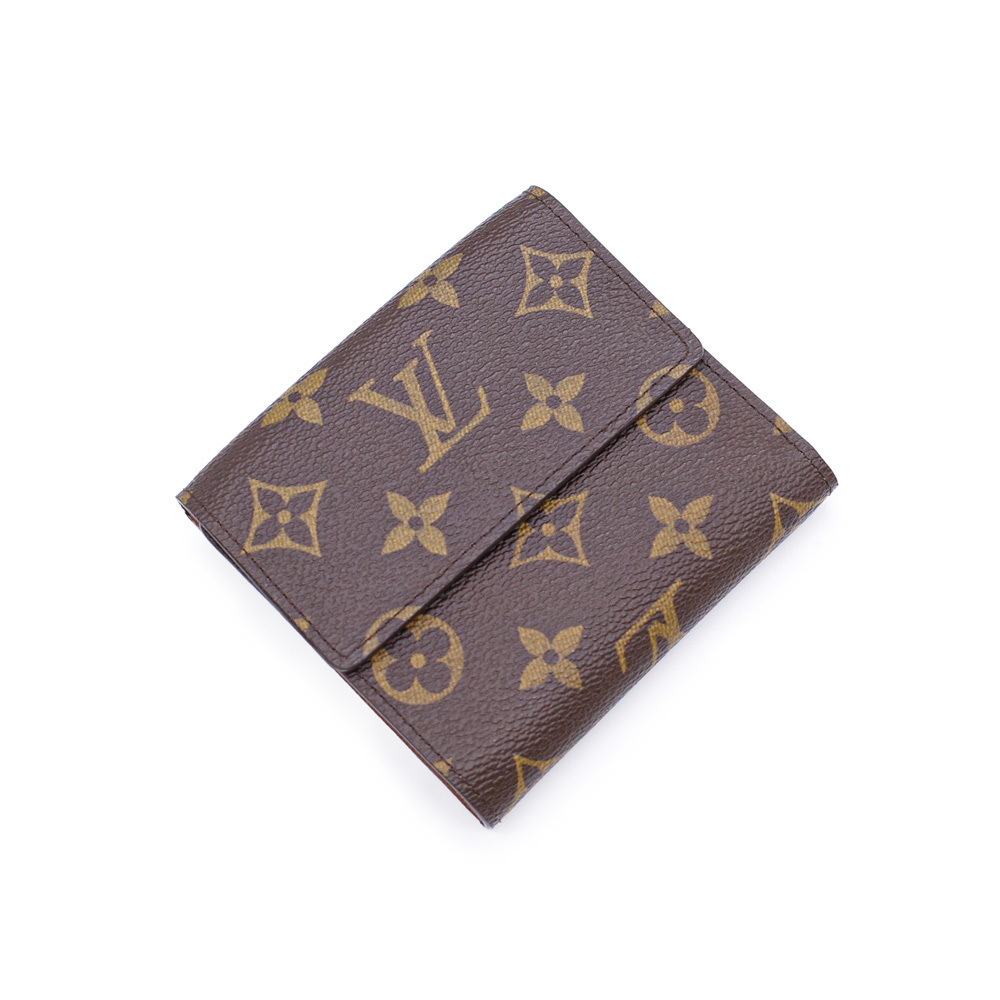 Louis Vuitton Portefeuille Elyse Folding Wallet Monogram Brown